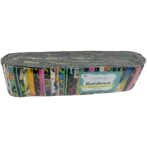 Rainbows 40 x 2 1/2" Strips 44" Long by Victorian Textiles (#15)