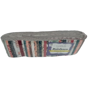 Rainbows 40 x 2 1/2" Strips 44" Long by Victorian Textiles (#42)