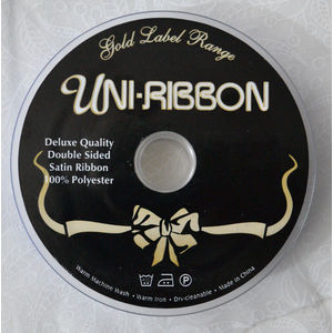 Uni-Ribbon Double Sided Satin Ribbon, 6mm, 16 BEAUTY, Full 40 Metre Roll
