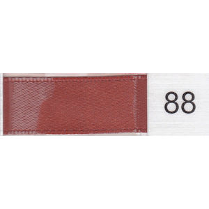 Uni-Ribbon Double Sided Satin Ribbon, 6mm, 88 RUST, Per Metre