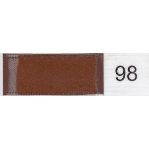 Uni-Ribbon Double Sided Satin Ribbon, 6mm, 98 FRIAI BROWN, Per Metre