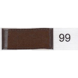 Uni-Ribbon Double Sided Satin Ribbon, 6mm, 99 BROWN, Per Metre