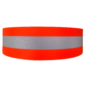 Orange-Silver-Orange 50mm Reflective Tape (FR119) sold per metre