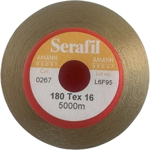Serafil Fine No.180 (120/2) Colour 0267 DARK RATTAN 5000m Thread