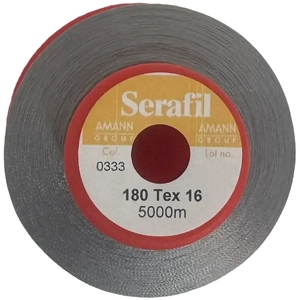 Serafil Fine No.180 (120/2) Colour 0333 PEARL GREY 5000m Thread
