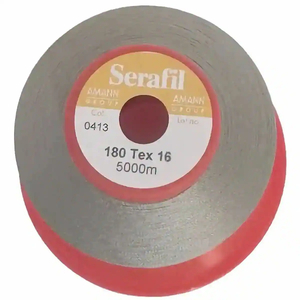 Serafil Fine No.180 (120/2) Colour 0413 LIGHT GREY 5000m Thread