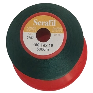 Serafil Fine No.180 (120/2) Colour 0757 SWAMP GREEN 5000m Thread