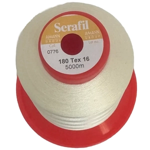 Serafil Fine No.180 (120/2) Colour 0776 CREAM 5000m Thread