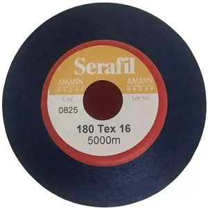 Serafil Fine No.180 (120/2) Colour 0825 NAVY 5000m Thread