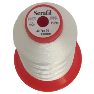 SERAFIL No.40, Colour 1000, 1200m Industrial Thread