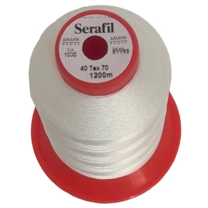 SERAFIL No.40, Colour 1000, 1200m Industrial Thread