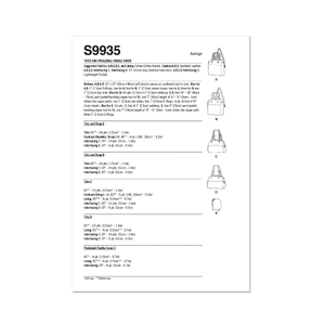 Totes and Pickleball Paddle Cover Simplicity Sewing Pattern 9935
