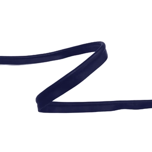 NAVY SATIN Piping 10mm Wide with 2.5mm Cord