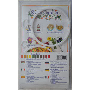 Stitch Garden Mini Counted Cross Stitch Kit, Yellow Rose & Red Rose