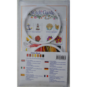 Stitch Garden Mini Counted Cross Stitch Kit, Teddy Bear & Lady Beetle