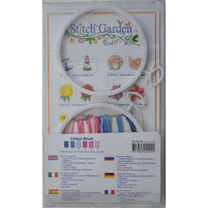 Stitch Garden Mini Counted Cross Stitch Kit, Baby Boys & Baby Girls Pram