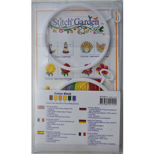 Stitch Garden Mini Counted Cross Stitch Kit, Heart and Cross