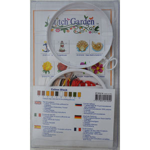 Stitch Garden Mini Counted Cross Stitch Kit, Christmas Stocking & Reindeer