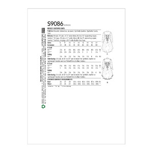 Simplicity Sewing Pattern S9086 Misses' Steampunk Costume Coats H5 Sizes 6-14