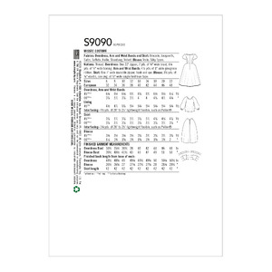 Simplicity Sewing Pattern S9090 Misses' Historical Costume H5 Sizes 6-14