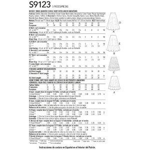 Simplicity Sewing Pattern S9123 Misses' Skirts R5 Sizes 14-22