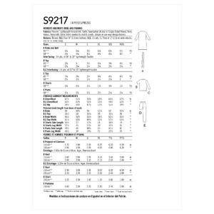 S9217 MISSES/MEN ROBE & PAJAMA Simplicity Sewing Pattern 9217