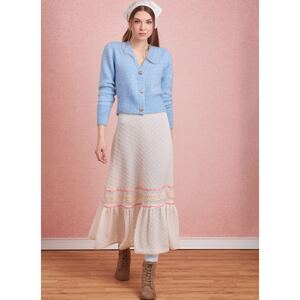 Simplicity Sewing Pattern S9631 Misses' Pettiskirt in Sizes XS to XL, Hair Accessories and Purse