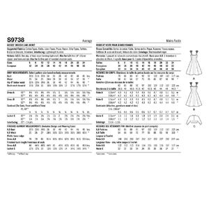 Simplicity Sewing Pattern S9738 Misses Dresses and Jacket Sizes 6-14