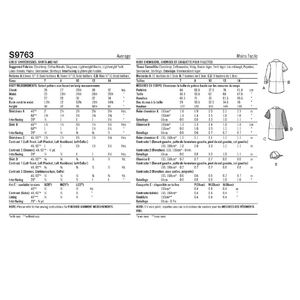 Simplicity Sewing Pattern S9763A Girls' Shirtdresses, Shirts & Hat Sizes 7-14