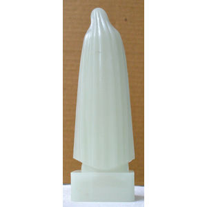 Our Lady Fatima Luminous Plastic Statue 18cm High