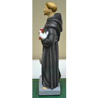 St. Francis, Indoor / Outdoor Polyvinyl Statue 30cm, Virtually Unbreakable