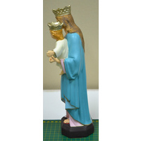 Our Lady Help Christians Indoor / Outdoor Statue 30cm, Virtually Unbreakable