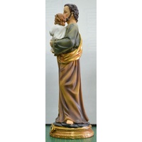 SAINT JOSEPH Statue, 305mm (12") High, A Quality Resin Statue, Gift Boxed