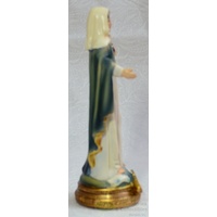 Sacred Heart Of Mary Statue, Resin, 135mm (5.4") H x 45mm W x 45mm D