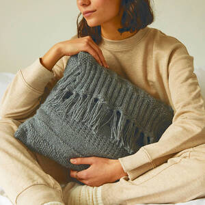 The Meditative Cushion Knitting Kit, DMC Mindful Making TR103K