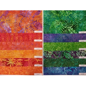 Tropical Dreams #1686 by Batik Australia 110cm Wide Cotton Fabric