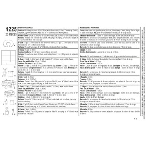 Crafts Simplicity Sewing Pattern 4225