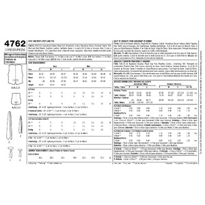 Boys and Men Vests and Ties Simplicity Sewing Pattern 4762