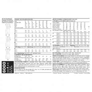 New Look Pattern 6000 Misses' Dress
