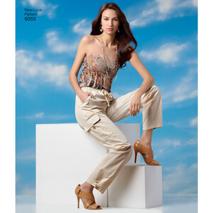 New Look Sewing Pattern 6055 Misses' Pants & Shorts