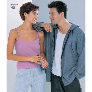 New Look Sewing Pattern 6142 Misses' & Men's Separates