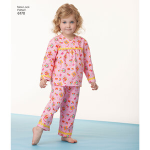 New Look Sewing Pattern 6170 Toddlers' and Child's Cozywear