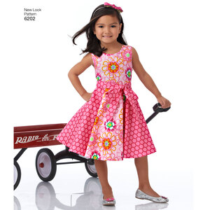 New Look Sewing Pattern 6202 Child's Dress and Sash