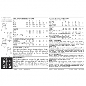 New Look Sewing Pattern 6205 Child's Dress