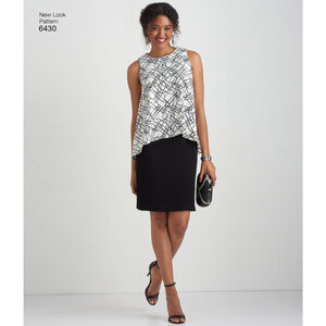 New Look Pattern 6430 Misses' Dress in Two Lengths