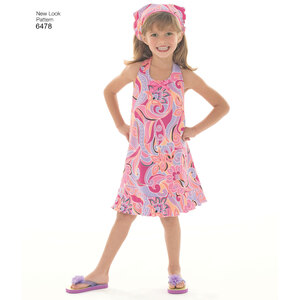 New Look Sewing Pattern 6478 Child's Dresses