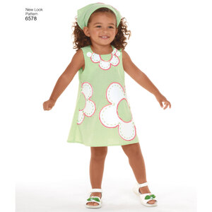 New Look Sewing Pattern 6578 Toddler's Dresses