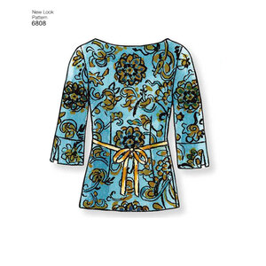 New Look Pattern 6808 Misses' Tops