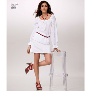 New Look Pattern 6892 Misses Tops