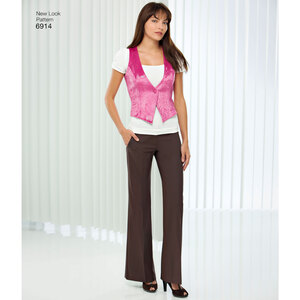 New Look Pattern 6914 Misses' Vests
